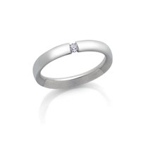 Anello Anteo Annuncio in Oro bianco Diamante 0.09 Ct 0902BL-20 - 0902BL-20